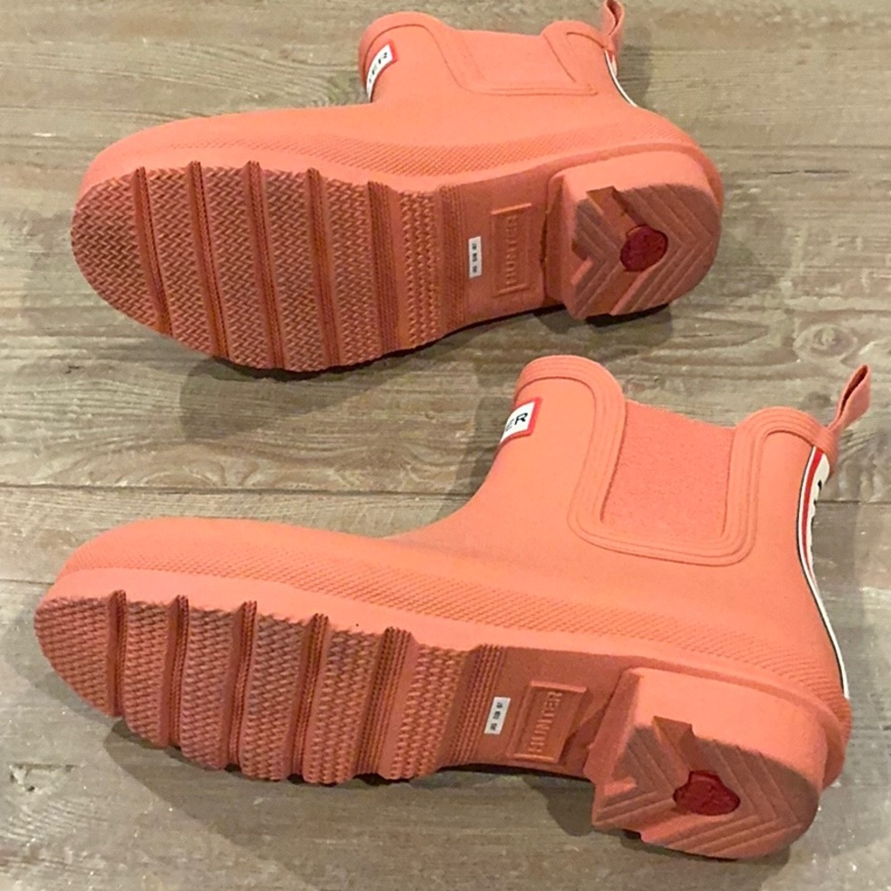 Hunter orange Chelsea Rain Boots - Picture 5 of 8